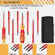 10-in-1 500V Insulated Precision Multi-Bit Sc...