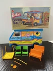 Vintage Barbie Beach Bus Dodge Van Toy 1973 Mattel #7805 Some ACCESSORIES & Box