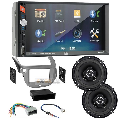 Dual XVM279SPK2 7" Bluetooth AM/FM Car Stereo (NO CD) for 2009-2013 Honda FIT
