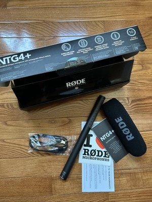 Rode NTG4+ Shotgun Condenser Microphone New Open