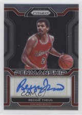 2021-22 Panini Prizm Penmanship Reggie Theus #PM-RTH Auto 0b3