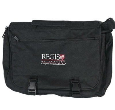 Regis University Expandable Messenger Bag Laptop Briefcase Shoulder Bag Gemline 