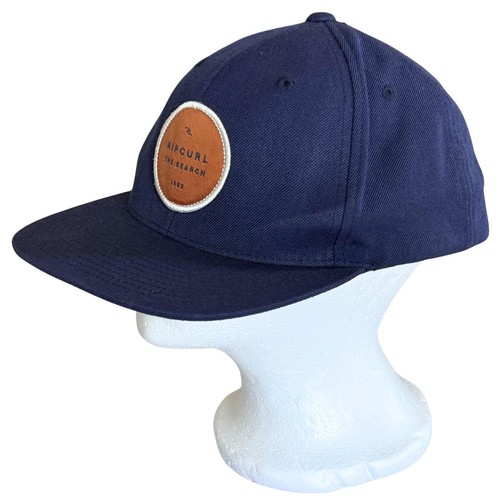 Cappello Berretto Ripcurl Uomo Taglia Unica Blu Navy/Marrone Regolabile Snapback The Search 1969 - Foto 3 di 7
