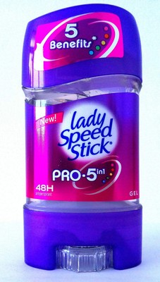 Lady Speed Stick Gel Pro 5 in 1, 48H Anti-Transpirant Deo Gel, (3er Pack)