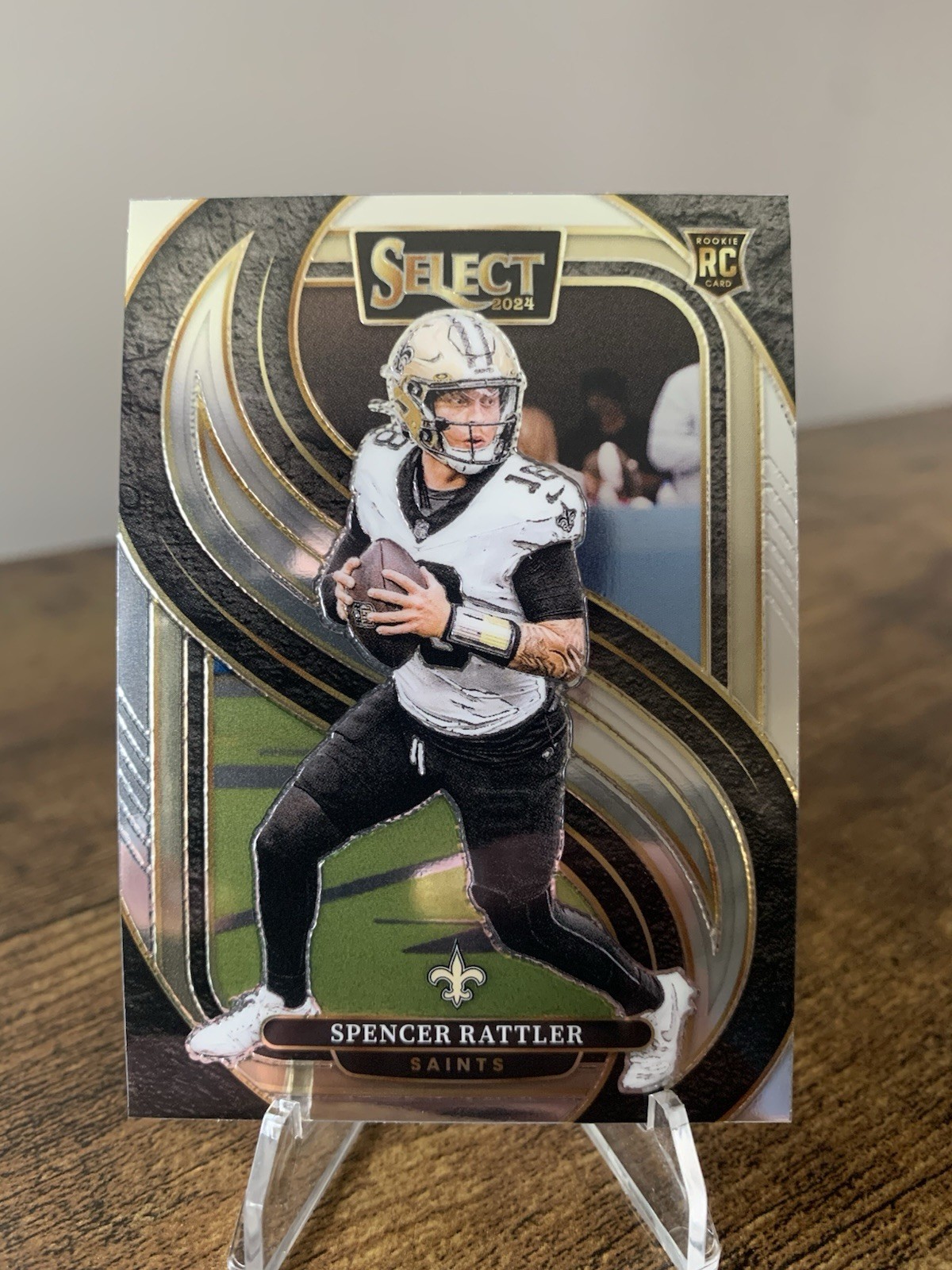 2024 Panini Select - Premier Level Spencer Rattler #130 (RC) New Orleans Saints