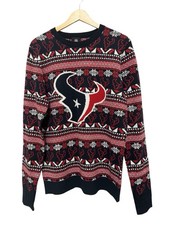 Houston Texans Ugly Christmas Sweater Size S NFL Team Apparel FOCO