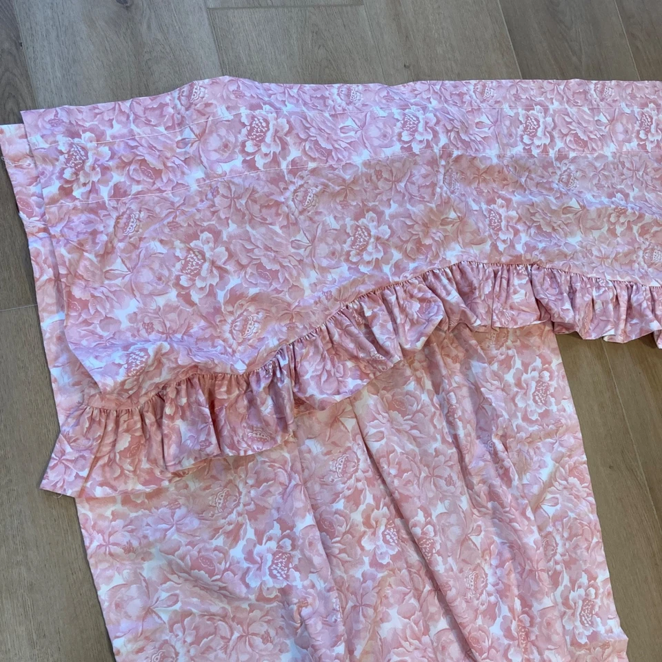 Juego de 2 paneles de cortina LAURA ASHLEY COTTAGE ROSA ROSA 84x40 y 1 83" Foto 3 de 4