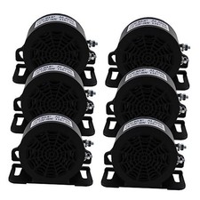 Backup Alarm 110dB 12V-80V DC Waterproof Industrial Heavy-Duty 110dB-6PC
