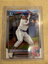 2025 Bowman Chrome Juneiker Caceres 1st Bowman #BCP-231 Guardians