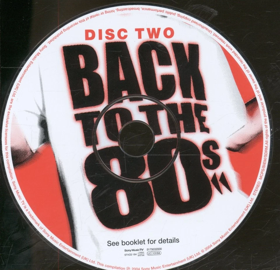 Various Artists Back To the 80s double CD Europe Sony Music Tv 2004 STVCD184 - Bild 3 von 4