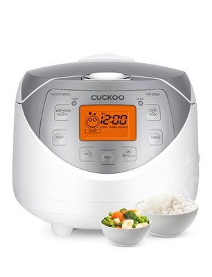 CUCKOO Micom Rice Cooker 6 Cup Silver CR 0632F