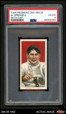 1909 T206 Al Bridwell Cap Giants VARIATION PSA 4 - VG/EX