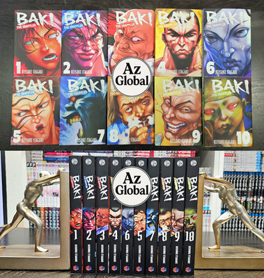 BAKI The Grappler Omnibus Vol 1-10 Manga English Edition Half/Full Set NEW + DHL
