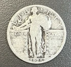 1925 Standing Liberty Quarter AC Average Circ / 90% Silver / Great For Hoarding!