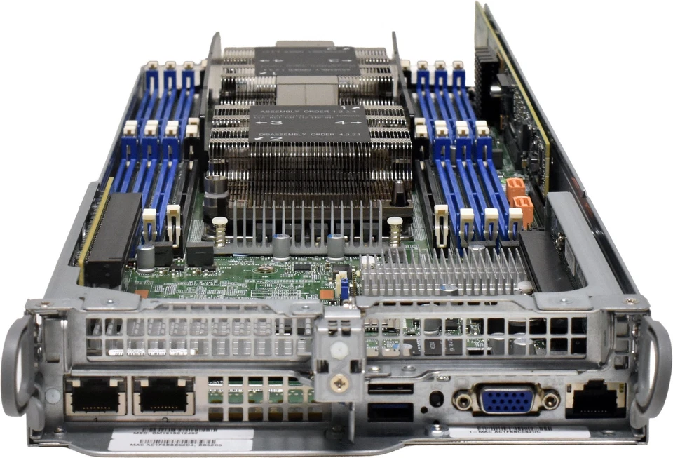 Supermicro Node Server X11DPT-PS 2x Gold 6130 CPU no PC4 2xdissipatore 1x X550 10Gb - Immagine 2 di 4