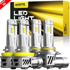 9005 9006 H11 LED Headlight Bulb Conversion Kit High Low Beam Bright White 6500K