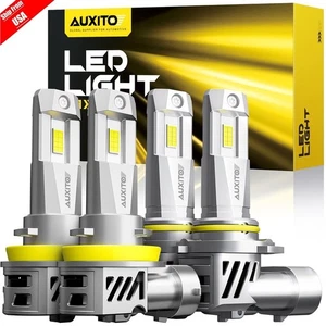 9005 9006 H11 LED Kit de conversion d'ampoules phares Haute Faible Beam Bright White 6500K