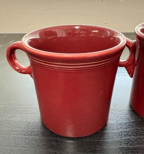 Fiesta HLC O Ring Handle Coffee Mug USA FiestaWare Paprika or Cinnabar?