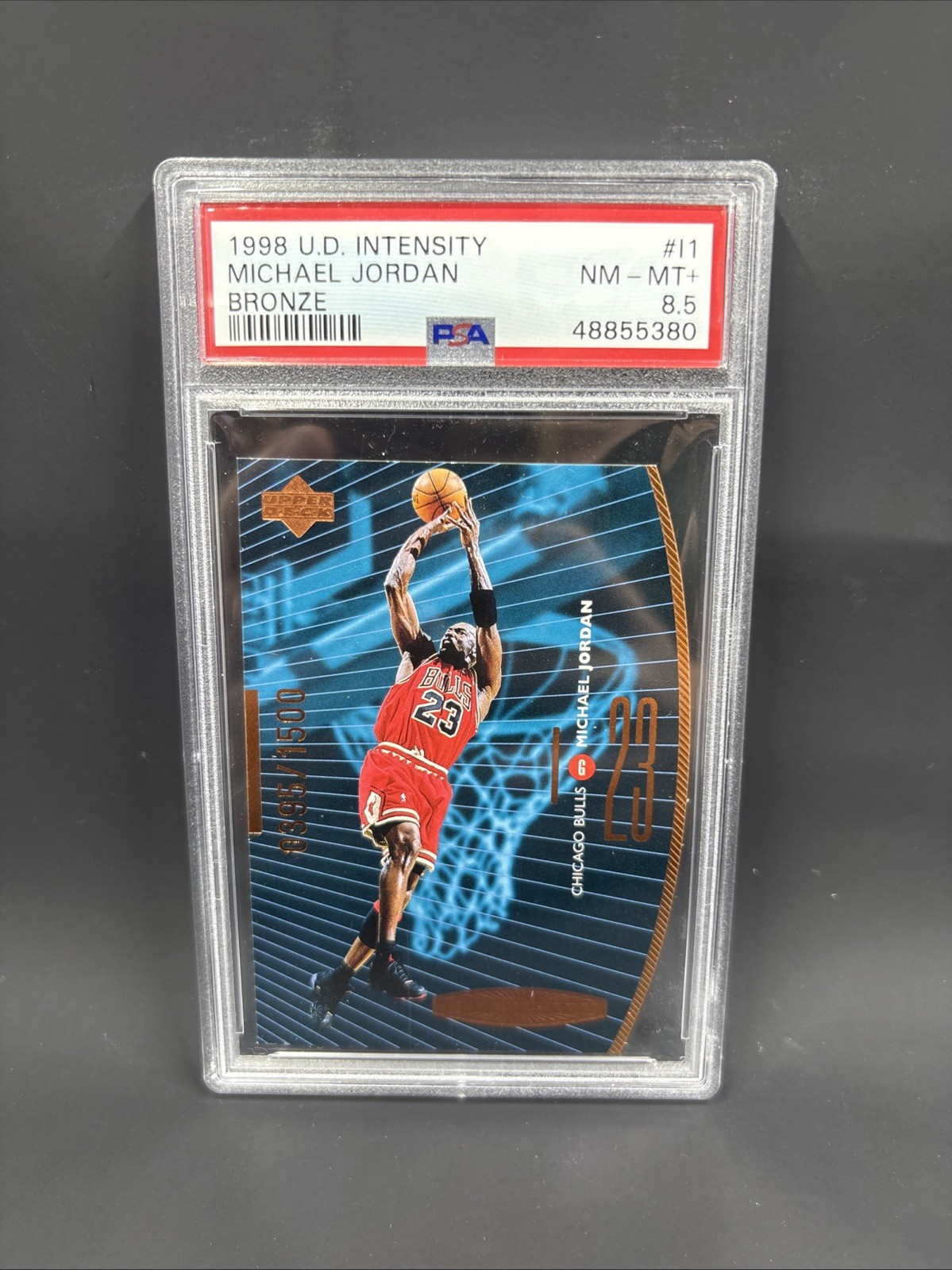 1998-99 Upper Deck - Intensity Michael Jordan #I1 Bronze Quantum Die-Cut /1500