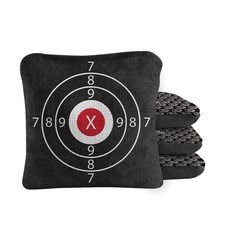 Cornhole Bags Set Target Black Synergy Pro Tournament Regulation Set