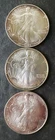 1992, 1993, and 1994 $1 American Silver Eagle Dollars