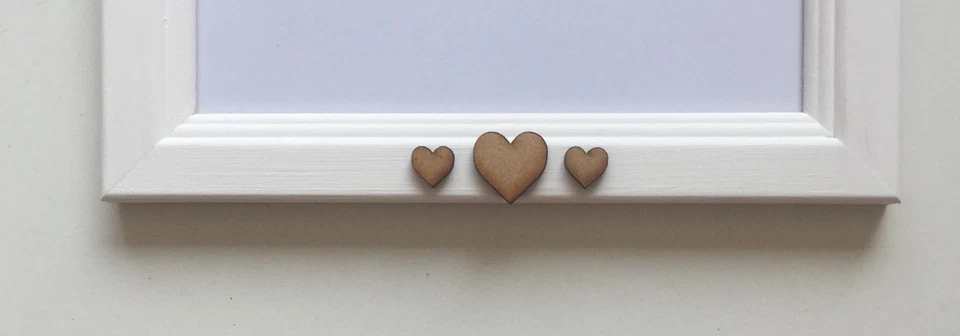 White Photo Picture Frame Plaited Twine Heart Decor Rustic Vintage Handmade - Image 4 of 4