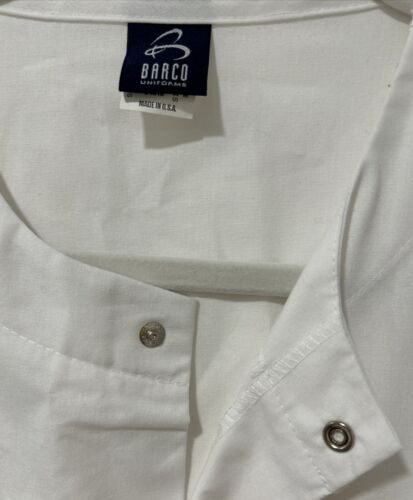 BARCO UNIFORMS Snap Shirt Adult M Nurse Scrub EASTER Spring VTG MadeUSA 544610 M - Picture 2 of 9