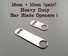 10cm  18cm LONG PROFESSIONAL RESTAURANT BAR BLADE BOTTLE OPENER HEAVY DUTY STEEL
