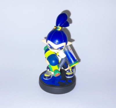 Nintendo Amiibo Figur - Inkling Junge Boy blau - Splatoon Collection -