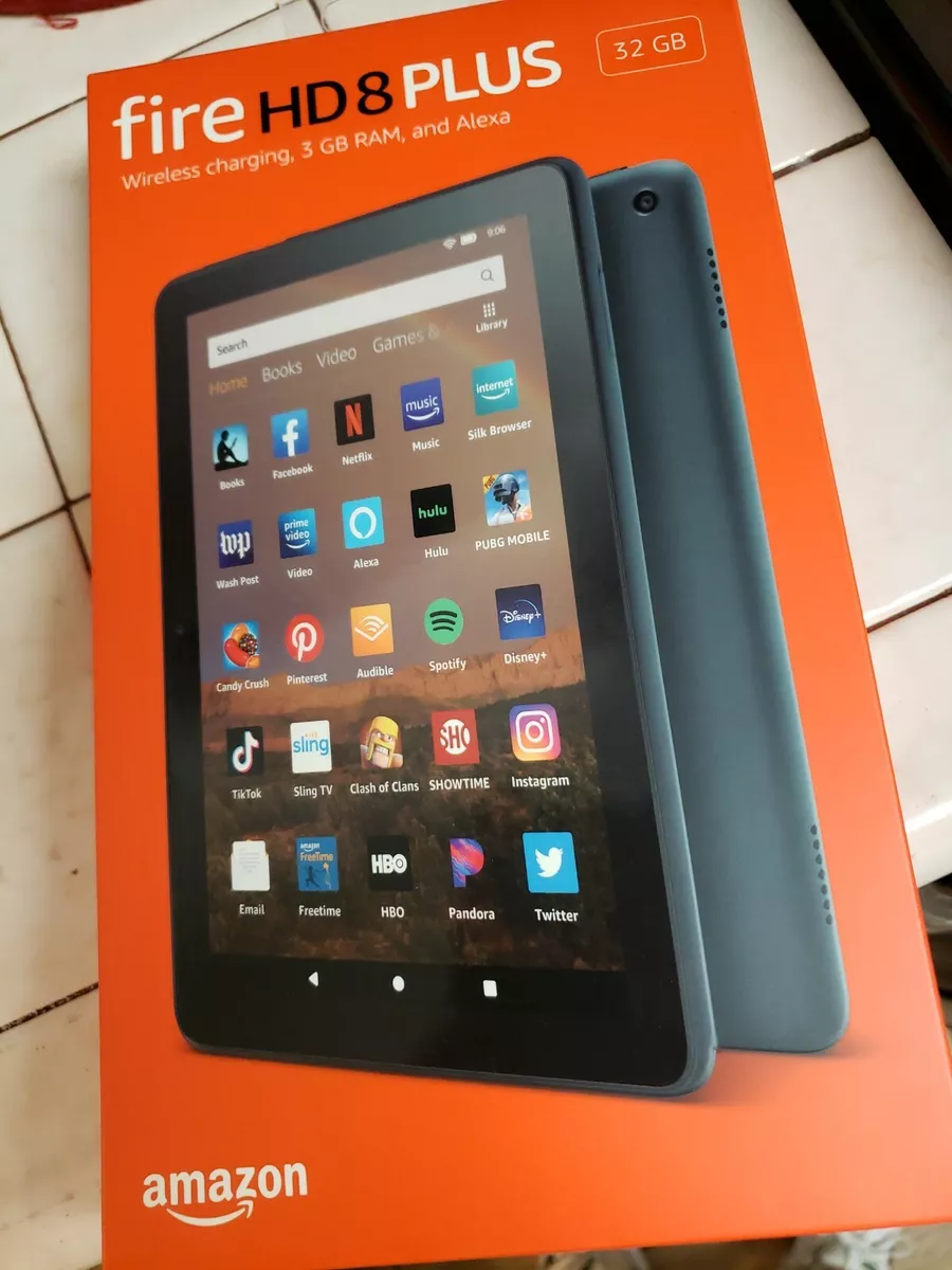 Amazon Fire HD 8 Plus Wireless Charging 3 GB RAM and Alexa 32 GB Black  Tablet