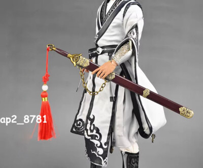 1/6 8.66'' Ancient Sword China Kung Fu Taiji Tai Chi Blade F 12
