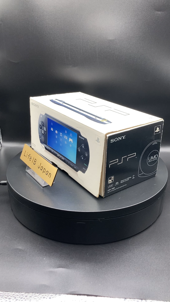 SONY PlayStation Portable PSP-1000 Black Console Boxed Gaming