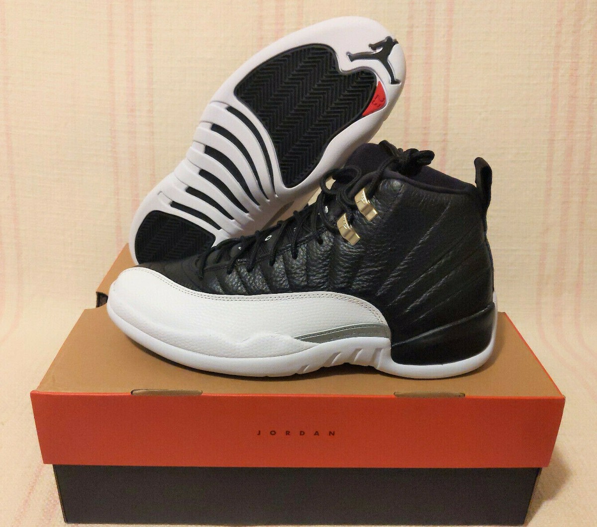 Nike Air Jordan Retro 12 Playoffs Black White Red CT8013 006 Men