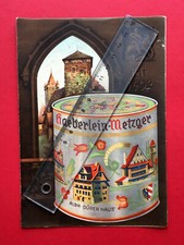 alter Reklame Prospekt Echte N&uuml;rnberger Lebkuchen Haeberlein Metzger  ( F19175
