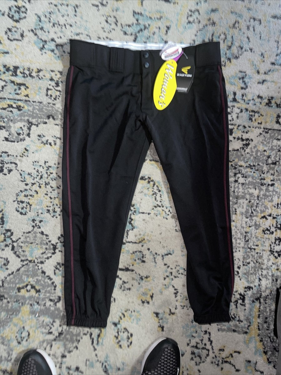 EASTON Women's Softball Pants, Black Size Brand New With