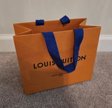 LOUIS VUITTON Authentic Paper Shopping Bag - 8.625” x 4.5” X 7”
