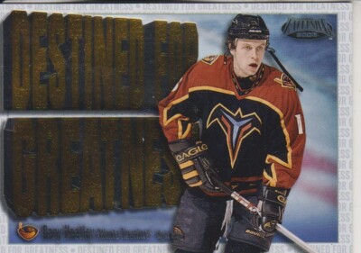 2002-03 Pacific Exclusive Destined Dany Heatley - Atlanta Thrashers