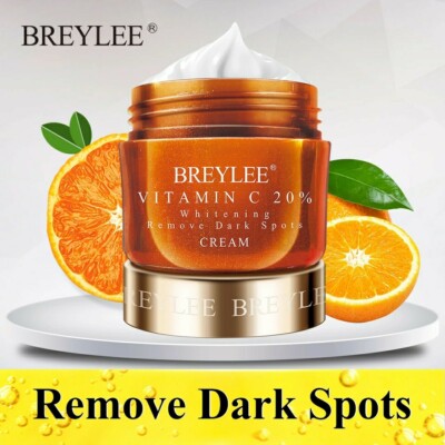 BREYLEE Vitamin C 20% VC Whitening Facial Cream Repair, Dark sport,Brightening 