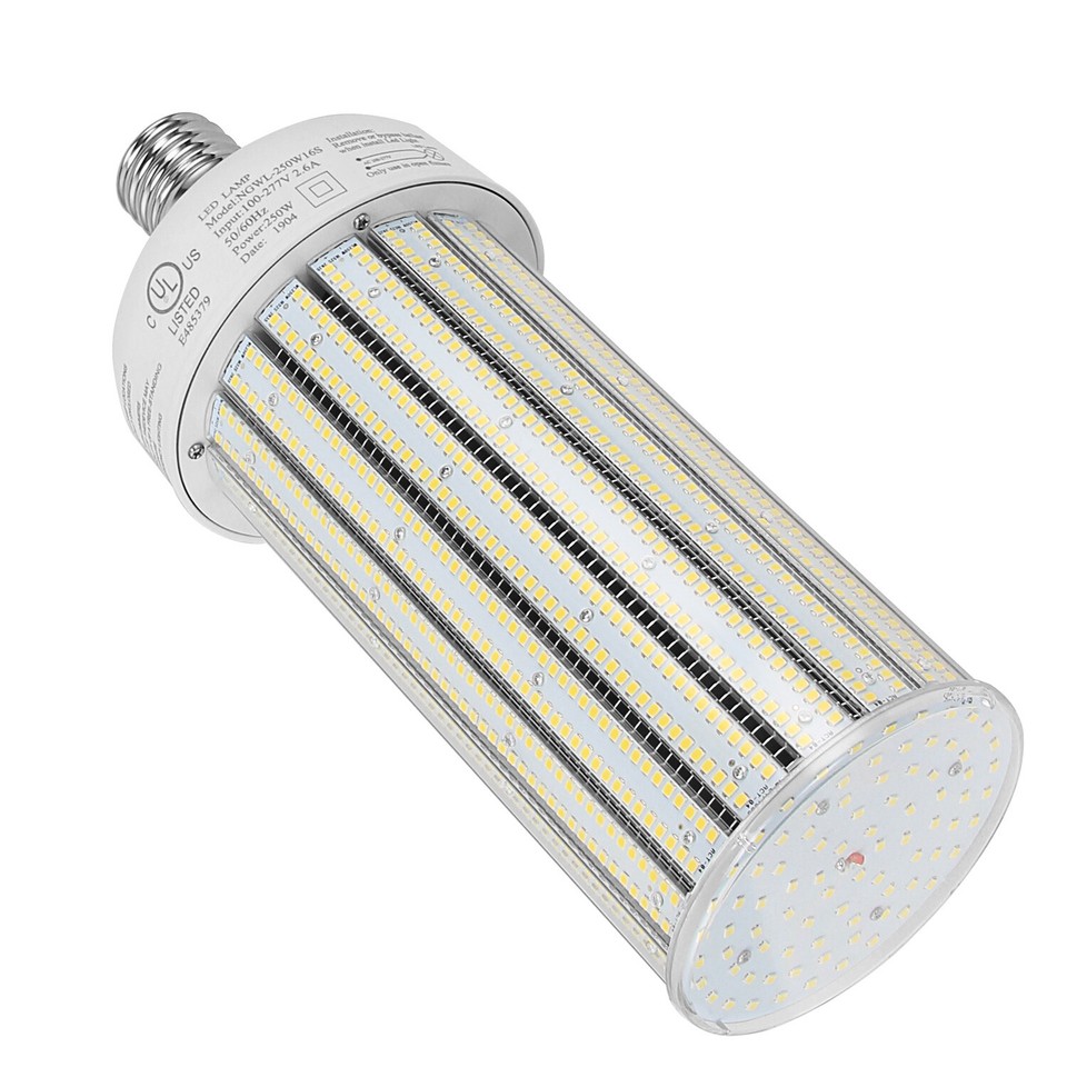 200W LED Corn Cob Bulb E39 Mogul Base - 6000K Cool White For Warehouse & High Bay