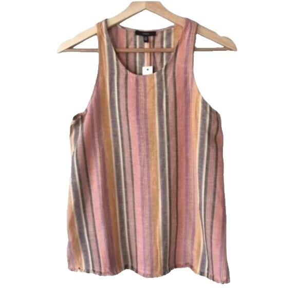 Linen Multicolor Tops for Women