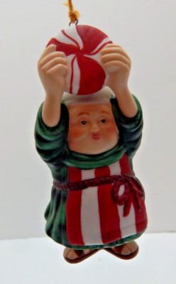 Dept 56 Merry Makers Potter the Peppermint Maker Ornament #93971 Old Store Stock