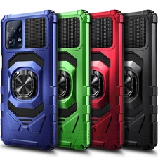 For Motorola Edge Plus 5G (2023) Case Shockproof Ring Stand Military Phone Cover