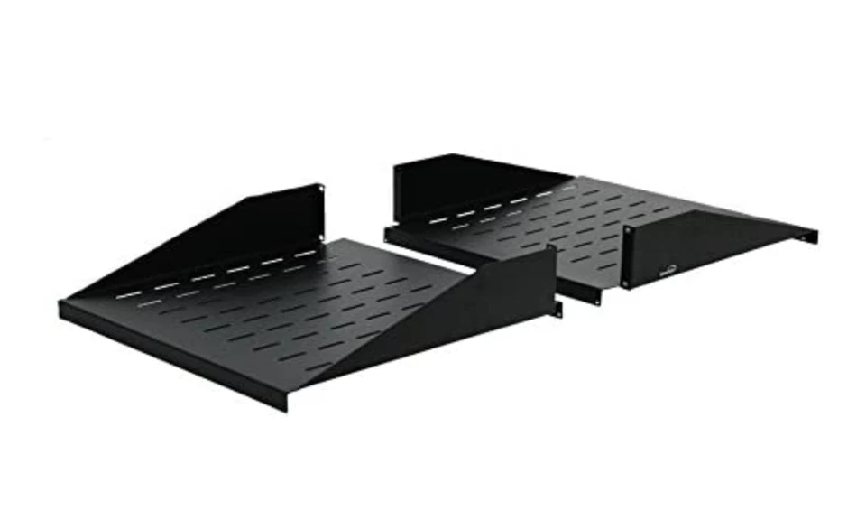 Navepoint 19 Inch Center Weight Relay Rack Mount Data Networking Shelf Steel 2U - Image 3 of 3
