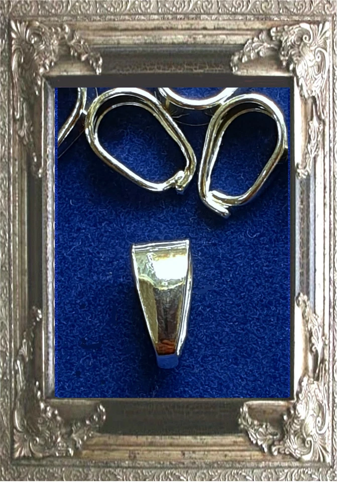 KETTENSCHLAUFE 925er SILBER 2/5/10 Stck. VERBINDER COLLIERSCHLAUFE - Bild 2 von 3