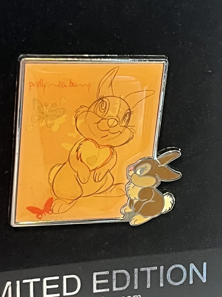 PIN LE 250 RARO 2010 Disney Shopping Miss Bunny Picture Art Series - Imagem 3 de 4