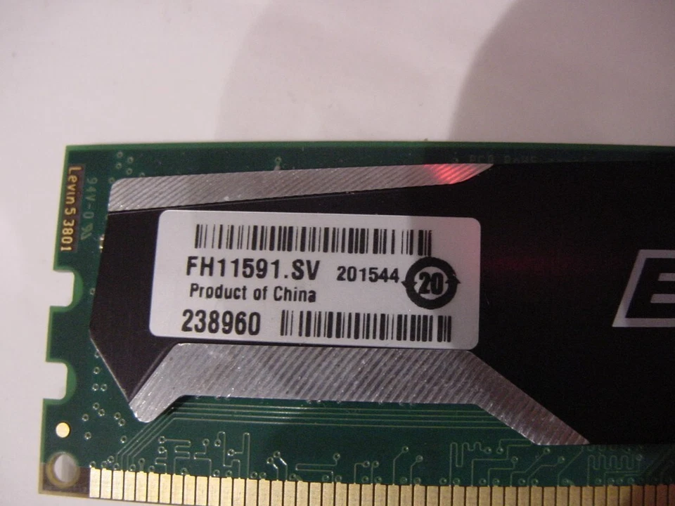 COMPUTER MEMORY - BALLISTIX 1600MHz 1.5V BLS4G3D1609DS1S00.16FER2 2x4GB? - Image 3 of 4