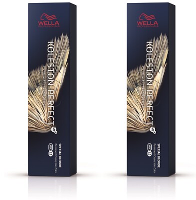 2x Wella Professionals Koleston Perfect Me+ Special Blonde Perl Asch 12/81 60 ml