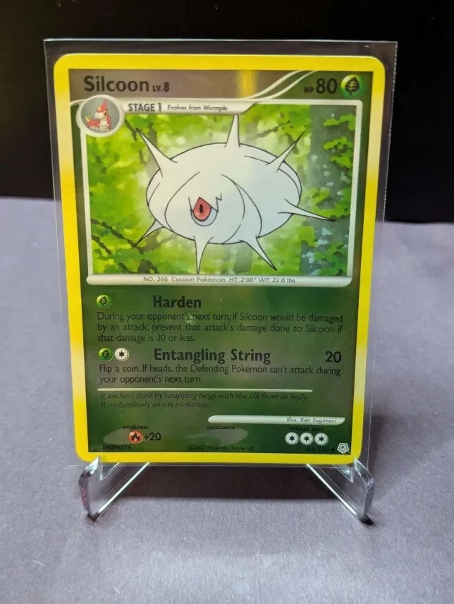 Pokemon Silcoon Diamond & Pearl Reverse Holo #63 