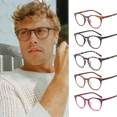 DODO Stilvolle Retro Vintage Runde Kreis Schlüsselloch HD Gläser GM Brille Gestell Nerd Geek