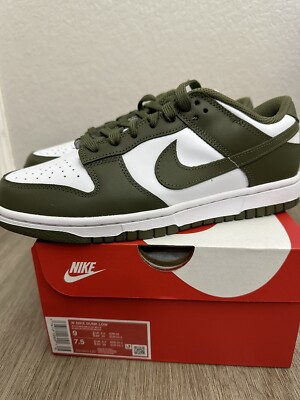 Nike Dunk Low Medium Olive Size Women's Men's (In Hand